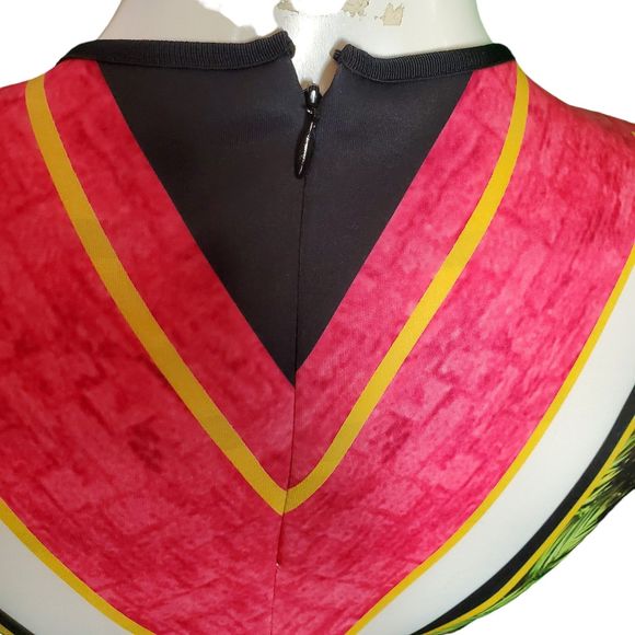 Clover Canyon Cuban Step Flounce Graphic Fit and Flare Mini Dress Sz S - Picture 6 of 8